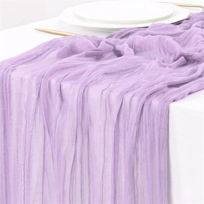 Chemin de Table en Gaze Effet Boho Champêtre Mariage & Fêtes