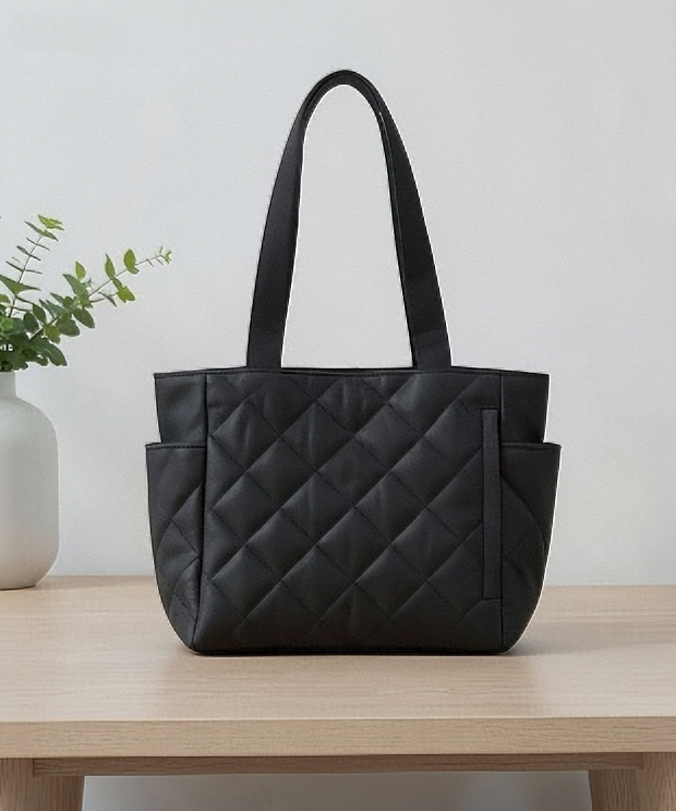 Sac à Bandoulière Femme Grande Capacité en Nylon – Sac de Travail Décontracté