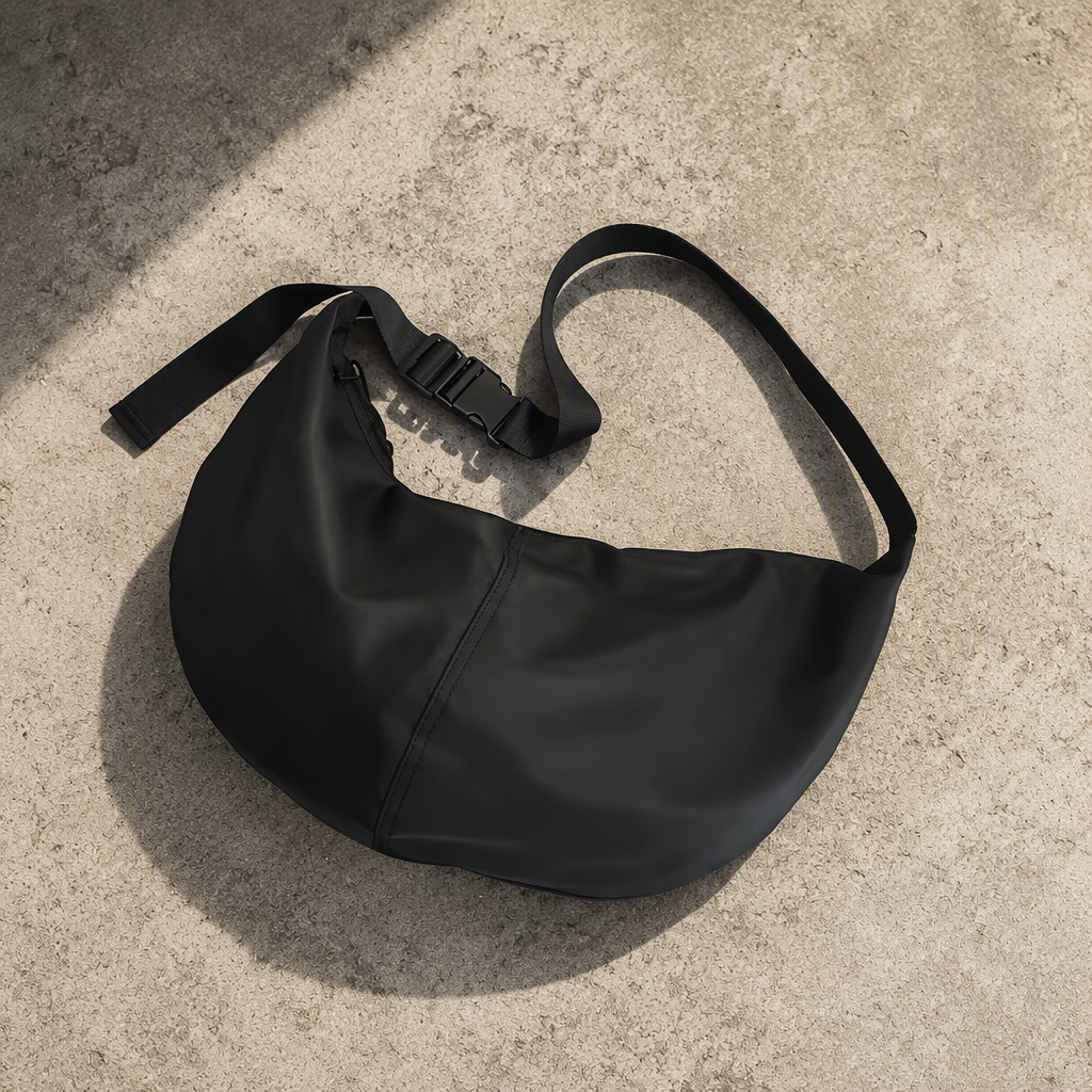 Sac à Bandoulière Homme Grande Capacité en Nylon Imperméable – Style Urbain Unisexe
