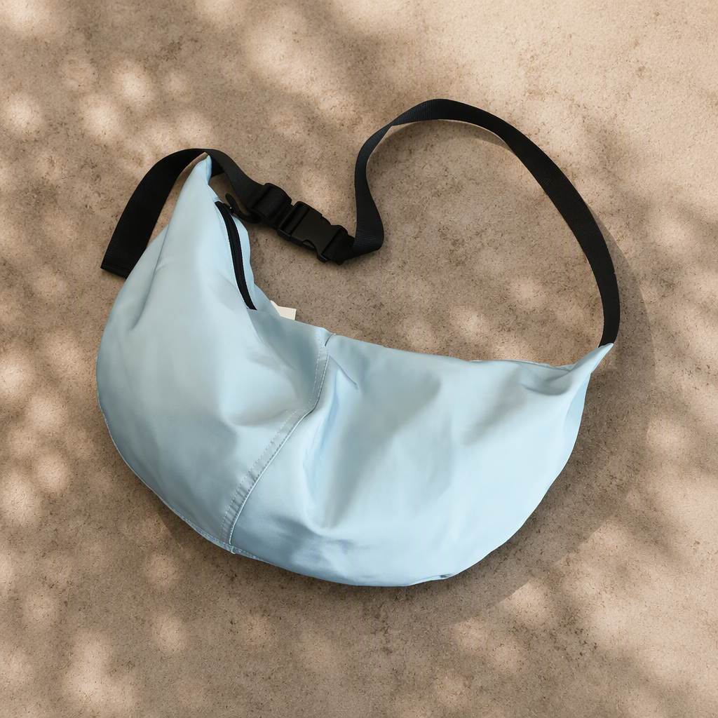 Sac à Bandoulière Homme Grande Capacité en Nylon Imperméable – Style Urbain Unisexe