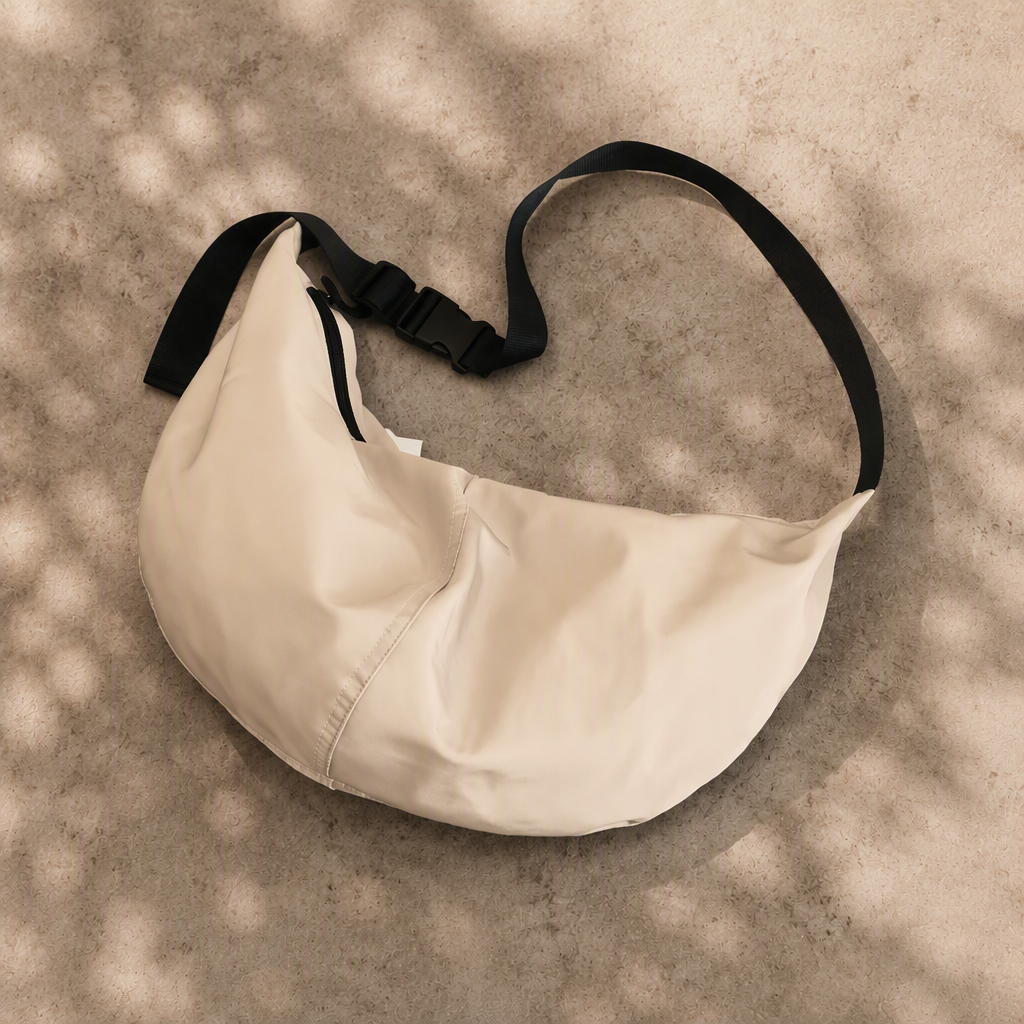 Sac à Bandoulière Homme Grande Capacité en Nylon Imperméable – Style Urbain Unisexe