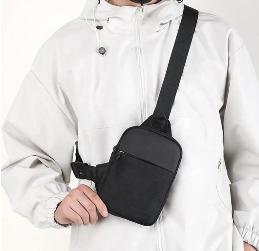 Mini sac bandoulière en nylon unisexe